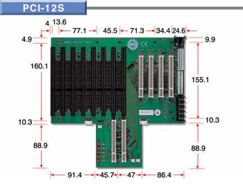 PCI-12S Backplane