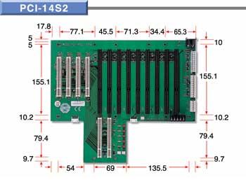 PCI-14S2 Backplane