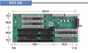 PCI-5S Backplane