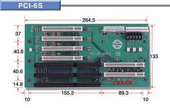 PCI-6S Backplane