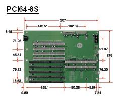 PCI64-8S Backplane