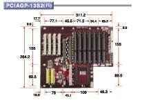 PCIAGP-13S2(R) Backplane